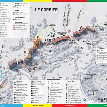 Corbier Centre Vostok 32m2 Balcon Sud Vue Pistes Classe Tourisme Apartment